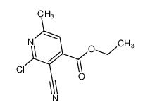 2-氯-3-氰基-6-甲基异烟酸乙酯
