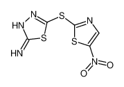 2-氨基-5-[(5-硝基-2-噻唑基)硫代]-1,3,4-噻二唑