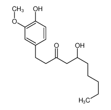 5-羟基-1-(4-羟基-3-甲氧基苯基)癸烷-3-酮