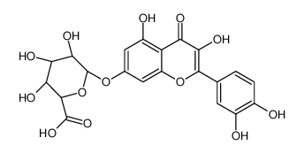 (2S,3S,4S,5R,6S)-6-((2-(3,4-二羟基苯基)-3,5-二羟基-4-氧代-4H-苯并吡喃-7-基)氧基)-3,4,5-三羟基四氢-2H-吡喃-2-羧酸