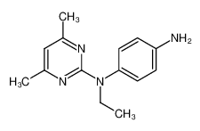 N-(4-氨苯基)-N-乙基-4，6-二甲基-2-嘧啶胺