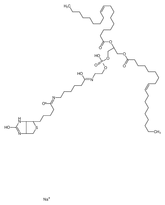 1,2-dioleoyl-sn-glycero-3-phosphoethanolamine-N-(cap biotinyl) (sodium salt)