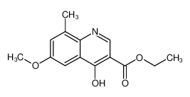 4-羟基-6-甲氧基-8-甲基喹啉-3-羧酸乙酯