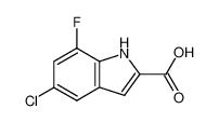 5-氯-7-氟-1H-吲哚-2-羧酸