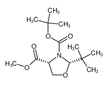 (2S,4R)-3-叔丁基 4-甲基 2-叔丁基恶唑烷-3,4-二羧酸酯
