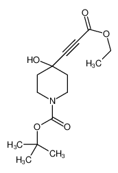 4-(3-乙氧基-3-氧代丙-1-炔-1-基)-4-羟基哌啶-1-甲酸叔丁酯
