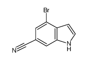 4-溴-1H-吲哚-6-甲腈