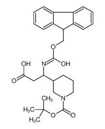 3-(Fmoc-氨基)-3-(1-Boc-3-哌啶基)丙酸