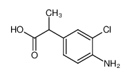 2-(4-氨基-3-氯苯基)丙酸
