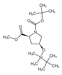 (2S，4S)-1-叔-丁基2-甲基4-((叔-丁基二甲基甲硅烷基)氧代)吡咯烷-1，2-二甲酸基酯