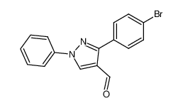 3-(4-溴苯基)-1-苯基-1H-吡唑-4-甲醛