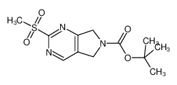 2-甲磺酰基-5H-吡咯并[3，4-d]嘧啶-6(7H)-甲酸叔丁酯