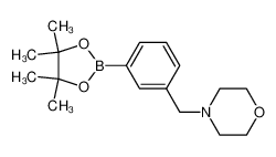4-[3-(4,4,5,5-四甲基-1,3,2-二氧硼烷-2-基)苄基]吗啉