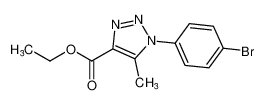 1-(4-溴苯基)-5-甲基-1H-1,2,3-三唑-4-羧酸乙酯