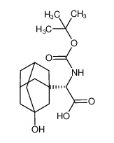 N-叔丁氧羰基-3-羟基-1-金刚烷基-D-甘氨酸