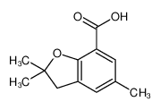 2,2,5-三甲基-2,3-二氢苯并呋喃-7-羧酸