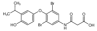 3-((3,5-二溴-4-(4-羟基-3-异丙基苯氧基)苯基)氨基)-3-氧代丙酸