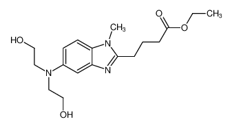 5-(双(2-羟乙基)氨基)-1-甲基-1H-苯并咪唑-2-丁酸乙酯