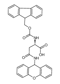 N2-[(9H-芴-9-基甲氧基)羰基]-N-9H-氧杂蒽-9-基-D-天冬氨酰胺