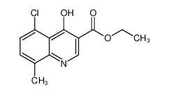 5-氯-4-羟基-8-甲基喹啉-3-羧酸乙酯