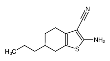 2-氨基-6-丙基-4,5,6,7-四氢苯并[b]噻吩-3-甲腈