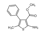2-氨基-5-甲基-4-苯基噻吩-3-甲酸甲酯