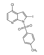 4-氯-2-碘-1-[(4-甲基苯基)磺酰基]-1H-吡咯并[2，3-b]吡啶