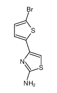 4-(5-溴-2-噻吩基)-1，3-噻唑-2-胺