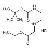 N-(Boc-氨基乙基)甘氨酸乙酯盐酸盐