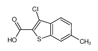 3-氯-6-甲基-2-苯并噻吩甲酸
