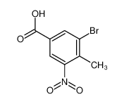 3-溴-4-甲基-5-硝基苯甲酸