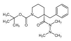 (R)-3-苄基-3-(1，2，2-三甲基肼基羰基)哌啶-1-甲酸叔丁酯
