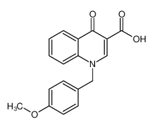 1-(4-甲氧基苄基)-4-氧代-1,4-二氢喹啉-3-羧酸