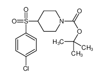 4-[(4-氯苯基)磺酰基]-1-哌啶甲酸叔丁酯