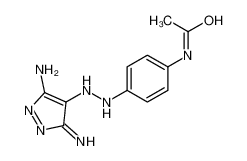 N-(4-(2-(3,5-二氨基4H吡唑-4-亚基)肼基)苯基)乙酰胺