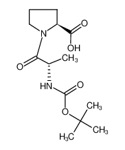 (S)-1-((S)-2-((叔丁氧羰基)氨基)丙醇基)吡咯烷-2-羧酸