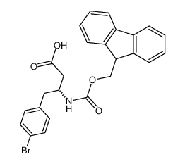 (R)-3-((((9H-芴-9-基)甲氧基)羰基)氨基)-4-(4-溴苯基)丁酸