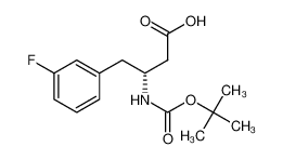 BOC-(R)-3-氨基-4-(3-氟苯基)-丁酸