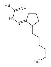 2-(2-己基环戊亚基)肼硫代甲酰胺