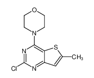 4-(2-氯-6-甲基噻吩并[3，2-d]嘧啶-4-基)吗啉