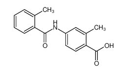 2-甲基-4-(2-甲基苯甲酰氨基)苯甲酸
