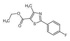 2-(4-氟苯基)-4-甲基噻唑-5-羧酸乙酯