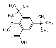 3,5-二叔丁基-2-甲氧基苯甲酸