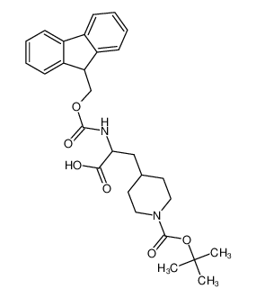 2-(Fmoc-氨基)-3-(1-Boc-4-哌啶基)丙酸