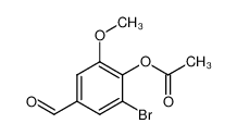 乙酸2-溴-4-甲酰基-6-甲氧基苯酯