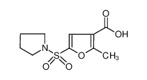 2-甲基-5-(吡咯烷-1-基磺酰基)呋喃-3-羧酸