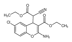 2-氨基-6-氯-ALPHA-氰基-3-(乙氧羰基)-4H-1-苯并吡喃-4-乙酸乙酯
