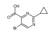 5-溴-2-环丙基嘧啶-4-羧酸