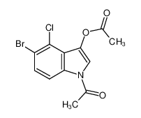 1-乙酰基-5-溴-4-氯-3-吲哚乙酯