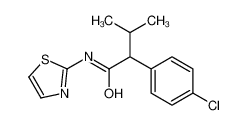 2-(4-氯苯基)-3-甲基-N-(噻唑-2-基)丁酰胺